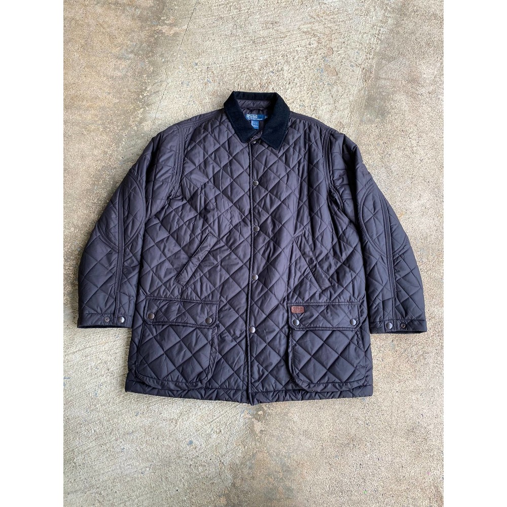 Vintage Y2K Polo Ralph Lauren Quilted Corduroy Collar Jacket